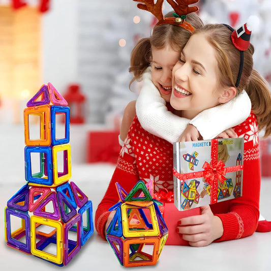 3D magnetni građevinski set blokova za djecu - 50 dijelova