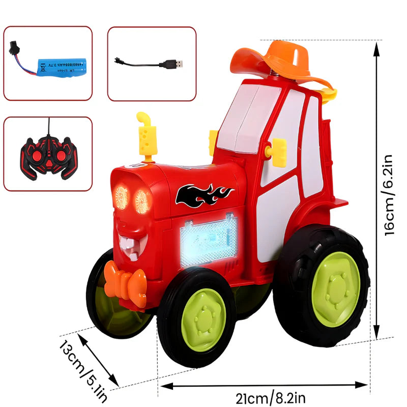 Traktor koji pleše na daljinsko upravljanje