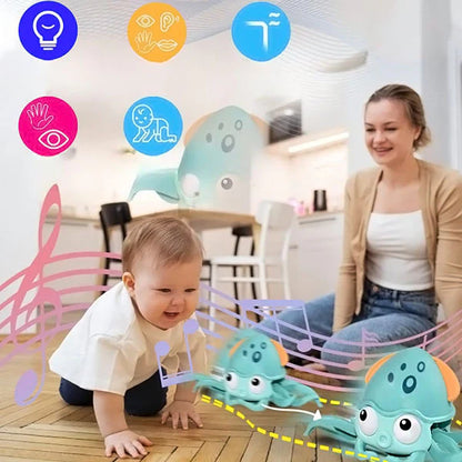 Puzajuća hobotnica sa muzikom i svetlima | CRAWLTOPUS