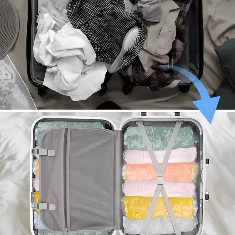 Samokompresione vakuumske kese – ušteda prostora do 80% bez usisivača