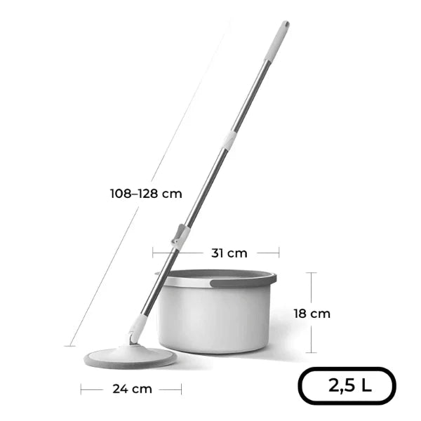 Rotirajući mop sa kofom koja se sama čisti