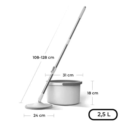 Rotirajući mop sa kofom koja se sama čisti