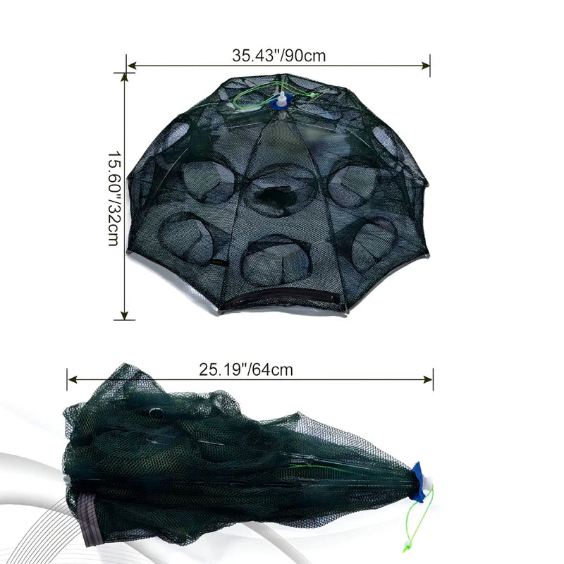 Sklopiva mreža za ribolov - 20 ulaza
