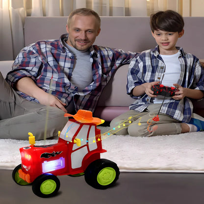 Traktor koji pleše na daljinsko upravljanje