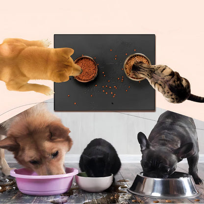 Igračka za mačke i male pse + podloga za hranjenje kućnih ljubimca + pištolj + loptice