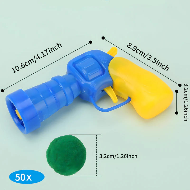 Igračka za mačke i male pse + podloga za hranjenje kućnih ljubimca + pištolj + loptice