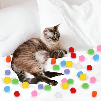 Igračka za mačke i male pse + podloga za hranjenje kućnih ljubimca + pištolj + loptice