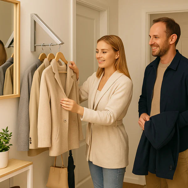 Elegantna zidna vješalica za odjeću